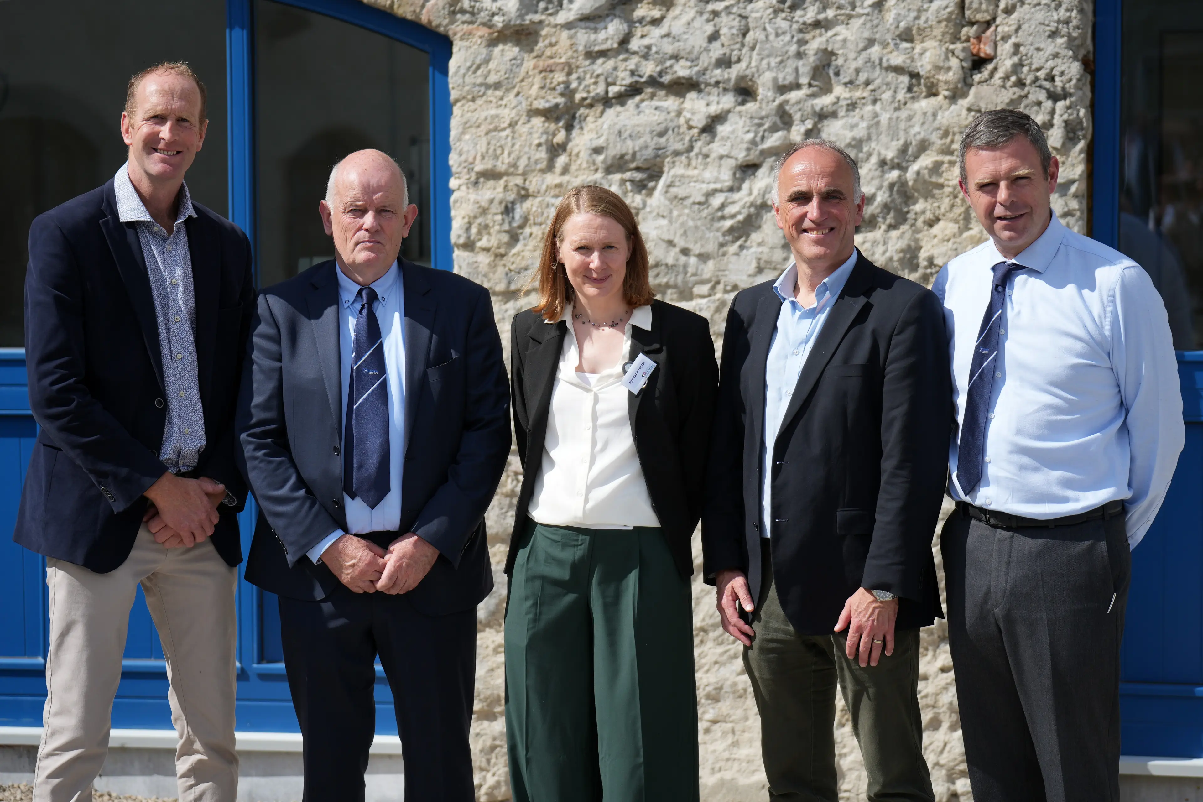 Mervyn Stanley (Vice Chair of Dovea Genetics) , John P. Nugent (Chair of Dovea Genetics), Helena Meally (Laboratory Manager, Sexing Technologies), Dr. Andre Cromie (VP General Manager Europe for Sexing Technologies)  & Dr. Ger Ryan (General Manager of Dovea Genetics)